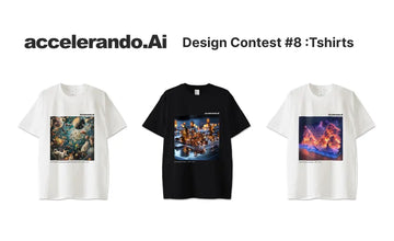 受賞作品は夏にぴったりのTシャツデザインに！人とAIが創る未来のファッションデザインコンテスト「accelerando.Ai CONTEST #8：Tshirts」が本日より開催 ー受賞作品はアバターアイテムにも！ー