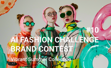 鮮やかな夏の色彩で梅雨の憂鬱を吹き飛ばす！コンテスト「AI FASHION CHALLENGE #10 - Vibrant Summer Collection -」が本日より開催 ー生成AIを活用したクリエイティブファッションコンテストー