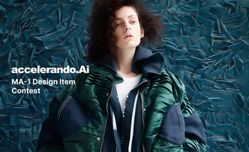AIを活用したファッションブランド「accelerando.Ai」で“MA-1”をテーマとしたコンテストを9月6日（水）より開催 ー長く愛されるアイテムをAIと掛け合わせ、新たなデザインへー