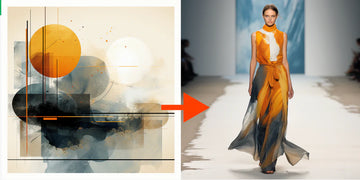 Midjourneyで抽象表現を服のデザインに落とし込む！