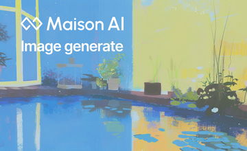 ファッション業界に特化した文章・画像生成AIツール「Maison AI」が新たに「画像ジェネレート機能」をリリース ーひとつのサービス内で文章・画像生成の両方が可能にー