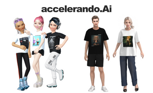 AIと人が創る未来のファッションブランド「accelerando.Ai」より、リアルとデジタル両方で楽しめる「プロンプトTシャツ」がブランド初の同時販売スタート