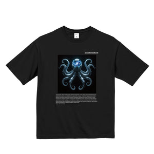 t_063 Neuro Kraken - for Cyber Chimera T-shirt Design Competition black image