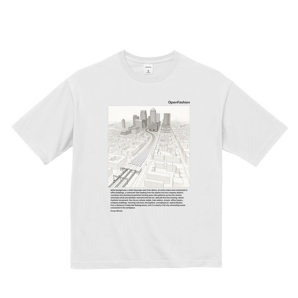 t_080 通勤ラッシュ white image